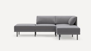 Range 4-Piece Open Sectional Double Lounger