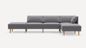 Range 5-Piece Open Sectional Double Lounger