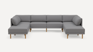 Range 8-Piece Open U Sectional Double Lounger