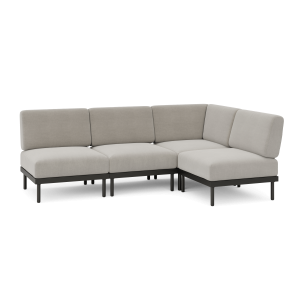 Relay Outdoor 4-Piece Armless Sectional